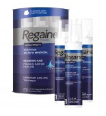 Rogaine (Regaine) för män ® skum 5% minoxidil - 3 månader